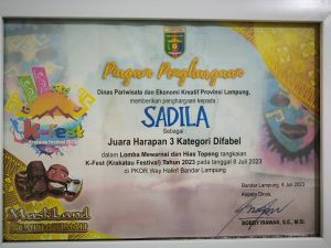 REWARD SAHABAT DIFABEL LAMPUNG