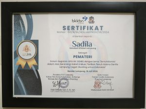 SERTIFIKAT PEMATERI PEMBINA FGI BKKBN LAMPUNG